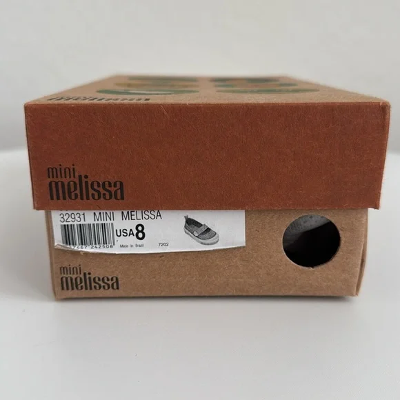 Mini Melissa Basic Blue and Yellow Sneaker 8C - Picture 10 of 10